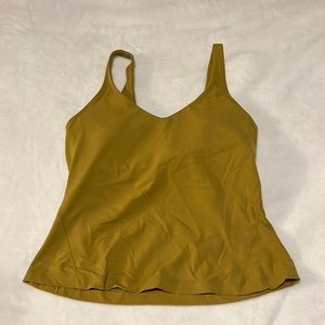 Lululemon Align Top - Size 8 - Burnt Yellow - Like New